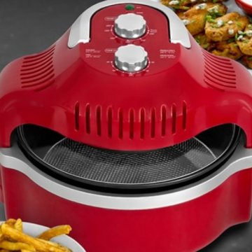 french fries red air fryer cooklite aero fryer